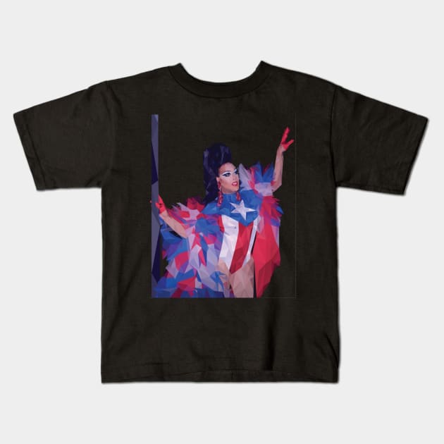 Alexis Mateo Kids T-Shirt by Hermanitas Design